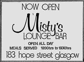 Misty's advert 1979